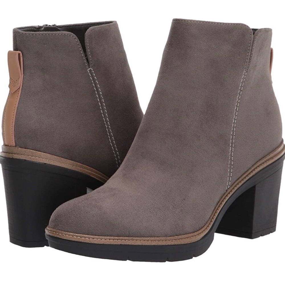 Dr Scholl's Side-Zip Heel Booties